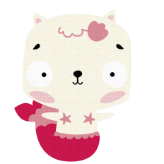 Cat mermaid cutting file