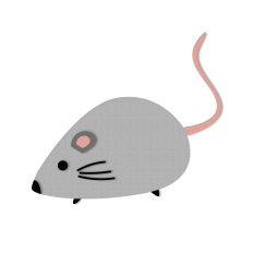 Cute mouse svg layered file