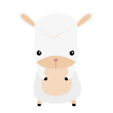 Cute sheep svg layered file