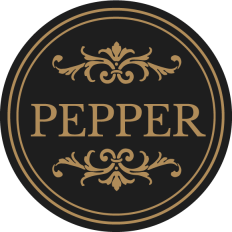 pepper round label