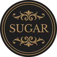 sugar round label