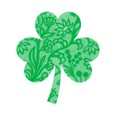Lace Shamrock Sublimation | St. Patrick's Day Sublimation | St. Paddy's Day