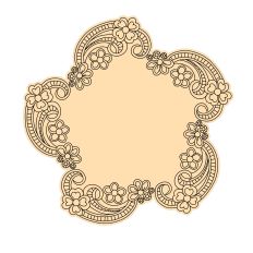Lace Frame Sketch 3