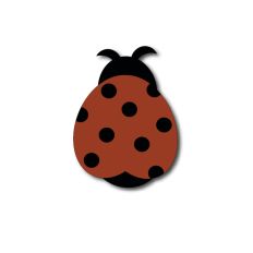 Adorable Ladybug SVG Cut File