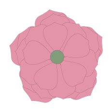 Large Paper Flower For Party Backdrops