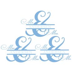 last name wedding design