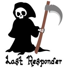 Last Responder Grim Reaper -First Responder Halloween