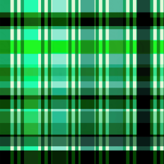 Pretty St. Patty Emerald  Green Plaid