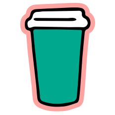 Layered Coffee Cup