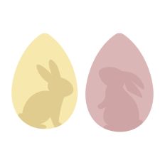 Easter Layered Bunny Eggs