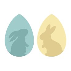 Easter Layered Bunny Eggs