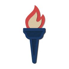 Layered Liberty Torch