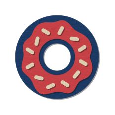 Layered Patriotic Donut