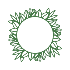 Circle Leaf Frame