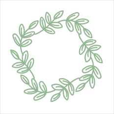 Leaf Wreath Cut File, Wreath Monogram Cut File