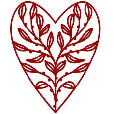 Leafy Branches Heart