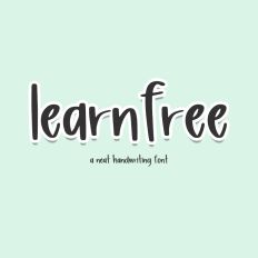 Learnfree Sans Font