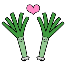 Cute Leek Couple