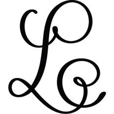 Letter L Calligraphy Monogram
