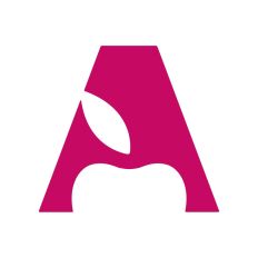Modern Alphabet - Letter A is for apple