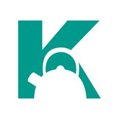 Modern Alphabet - Letter K is for kettle 