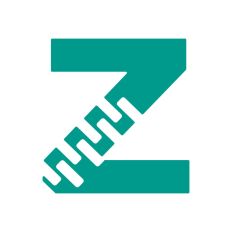 Modern Alphabet - Letter Z is for zipper