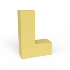 Pixel 3D Letter L