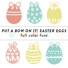 Put a Bow on It Full Color Font