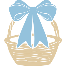 Bow Easter Basket