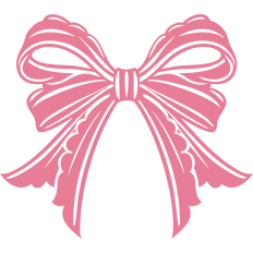 scalloped bow