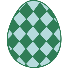Checkerd Easter Egg