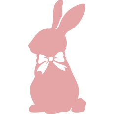 Easter Bunny with Bow