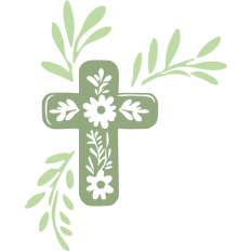 Palm Easter Cross