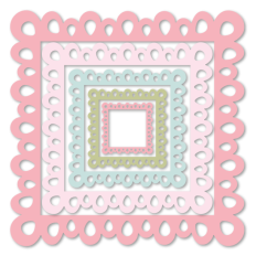 Nested Spring Doily Frames 1
