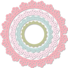 Nested Spring Doily Rings 4