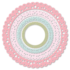 Nested Spring Doily Rings 5