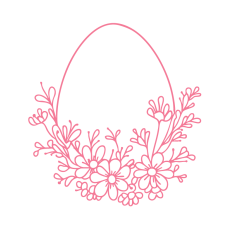 Wildflower Easter Egg