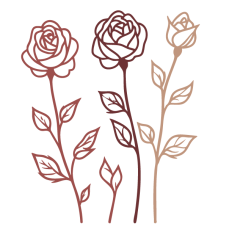 Roses Floral Set