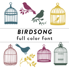 Birdsong Full Color Font