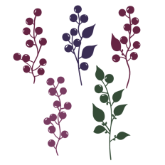 Berry Branches Set