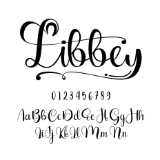 Libbey Handwritten Font