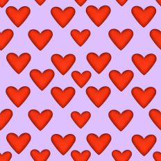 Hearts pattern paper, lilac background
