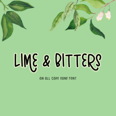 Lime and Bitters Sans Font