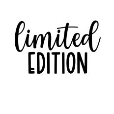 limited edition cut file svg