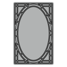 Line Oval Frame