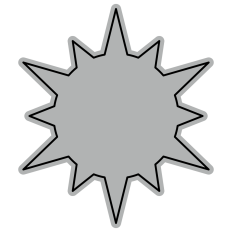 Line Sun Burst
