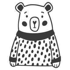 Bear in a Sweater