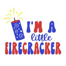 I’m a Little Firecracker Kid Design