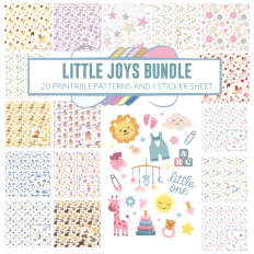 Little Joys Pattern Bundle (Set of 20 with 1 sticker)