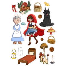 Little Red Riding Hood Sticker Sheet